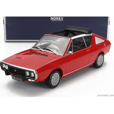 Norev Renault 17 Gordini Cabriolet 1975 Red 1:18