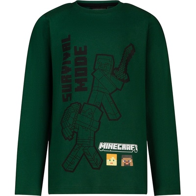 Minecraft Блуза Minecraft Survival Mode Green, размер 140 (TW-MNCT-0015_140)