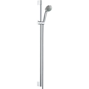 Hansgrohe Crometta 85 - Комплект душ слушалка, 2 струи, прът и маркуч 0, 90м, хром 27762000 (27762000)