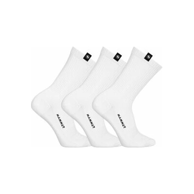 Mammut Everyday Crew Socks 3 Pack Biela