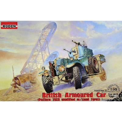 Roden British Armoured Car 1920 Mod. w/ Sand Tyres 1:35