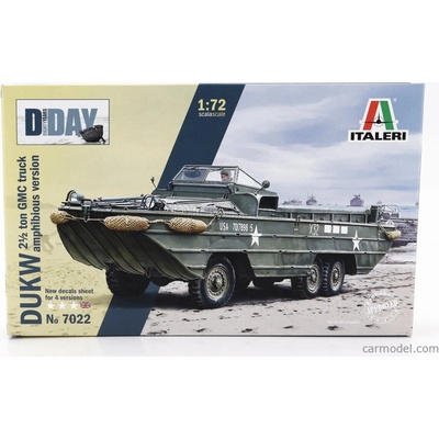 Italeri GMC Dukw Truck Boat Anfibio Military 1944 1:72