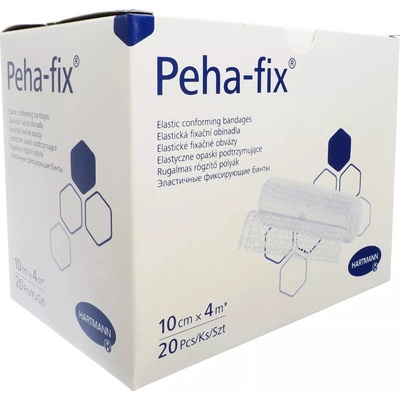 Peha Fix OBINADLO ELASTICKÉ FIXAČNÍ 10 cm x 4 m V NAPN.STAVU 20 ks