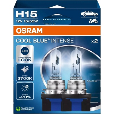 Osram Cool Blue Intense H15 PGJ23t-1 12V 55/15W