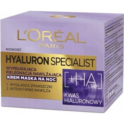 L'Oreal Paris Hyaluron Specialist nočný krém maska náplň hydratačná starostlivosť 50 ml