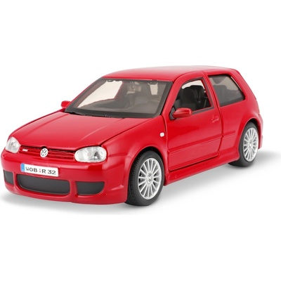Maisto Volkswagen Golf R32 červená 1:24