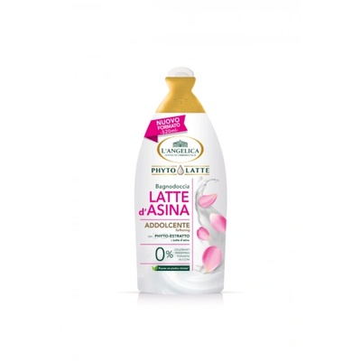 L'Angelica Phyto Latte d'Asina - Успокояващ душ гел/пяна за вана с магарешко мляко 520мл