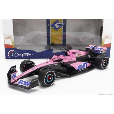Solido Renault F1 A523 Team Bwt Alpine Press Launch Livery N 10 Pierre Gasly N 31 Esteban Ocon 2023 Modrá Černá Růžová 1:18