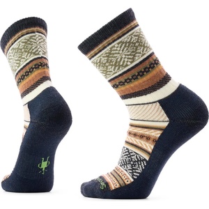 Smartwool Дамски спортни чорапи Smartwool Women's Everyday Cozy Fair Isle Sweater Crew Socks Sports socks - Charcoal - размер 38-41 (EU) (207-2011-0111)