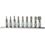 GEKO Комплект битове торкс 9 бр 1/4" t10 - t60 01200 (g13550)