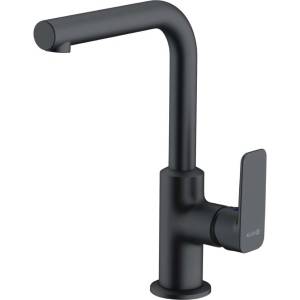 Kludi Pure&Style - Смесител за умивалник с въртящ се излив, матово черно 400243975 (400243975)