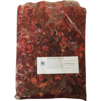 Barf Me! Vepřové droby mleté MIX 1 kg