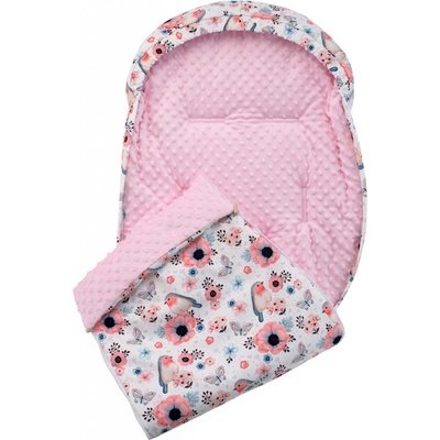 Esito Soft New Born Ptáčci 75 x 45 cm růžový