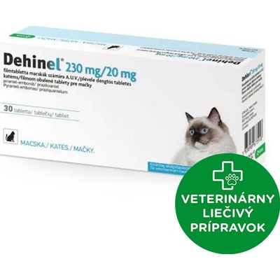 Dehinel 230 mg/20 mg pre mačky 30 tbl