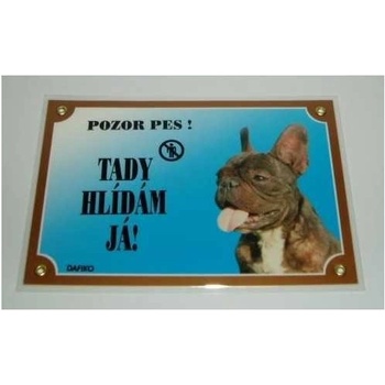 Dafiko Tabulka Francouzský buldoček tmavý
