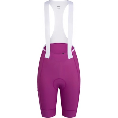 Rapha Women's Brevet Element Bib Shorts Amethyst/White Alyssum