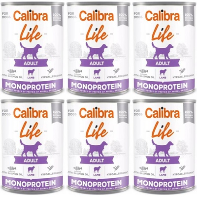 Calibra Life Dog Adult Lamb 6 x 400 g