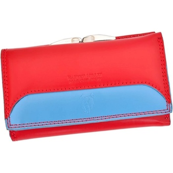 Harvey Miller Polo Club COL8 PL10 dámská kožená peněženka červená
