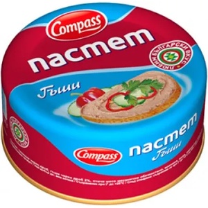 Компас Пастет Гъши дроб Компас 100гр