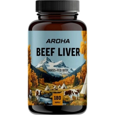 Aroha Beef Liver 180 kapslí