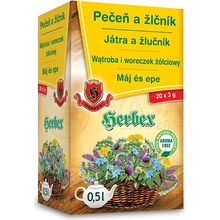 Herbex PEČEŇ A ŽLČNÍK bylinný čaj 20 x 3 g