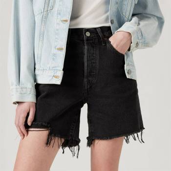 Levi's Къси панталони Levis Women's Mid-Thigh Lunar Black Denim Shorts - Lunar Black