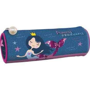 Image 1 of DERFORM Цилиндричен ученически несесер Derform - Mermaid (68227)