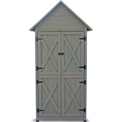 Habau Lena 83 x 45 x 178 cm sivá