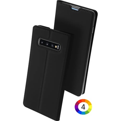 Samsung Galaxy S10 Plus / S10+ DUX DUCIS Кожен Калъф и Протектор