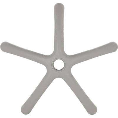 Carmen Звезда за детски стол - 250 мм - полипропилен - сива (7040061)