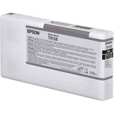Epsonblaek Epson Matte Black T9138- касета с мастило 200 мл (C13T91380N)