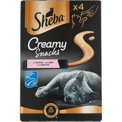 Sheba krémová s lahodnou lososovou príchuťou 48 g
