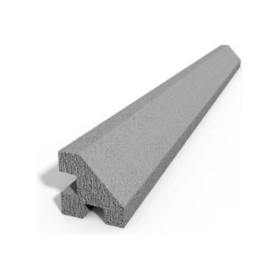 Sloupek betonový KLASIK, rohový 2500 mm, přírodní, balení 1 ks