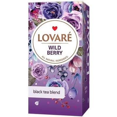 Lovare čierny čaj Wild berry 24 x 2 g