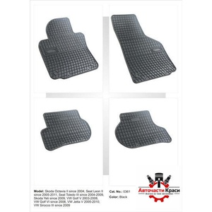 FroGum Стелки к-т -0361- VW Golf V/VI 03->Scoda +++ (ET0361)