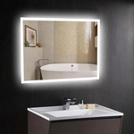 Lidiya Mirror Огледало за баня LED осветление LM Night Frost 800×900мм