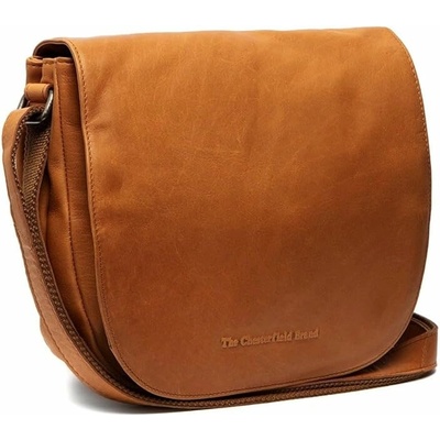 The Chesterfield Dámska kožená crossbody kabelka Brand Millie koňaková