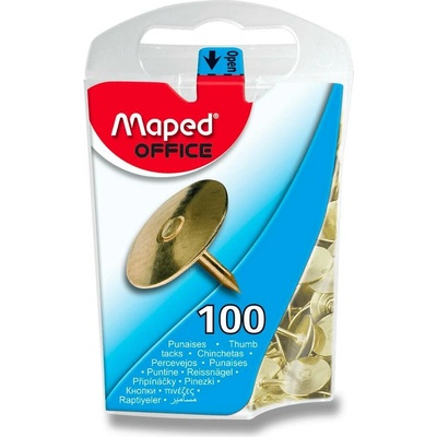 Maped - Připínáčky zlaté 100 ks