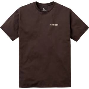 Passenger Мъжка тениска Passenger Cutout Organic Cotton T-Shirt - Espresso (216-5942-0411)