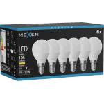 Mexen Nova 6x LED крушка E14, G45, 1W, Топла - 3000K, 105 lm - L101-E14-0130-01x06 (L101-E14-0130-01x06)