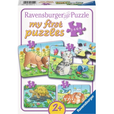Ravensburger Sladká domácí zvířata 2,4,6,8 dielov
