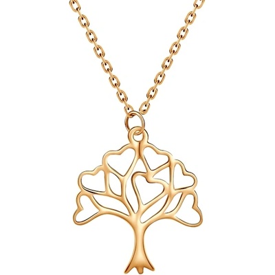 SAVICKI Колие с дърво Savicki: злато, 585