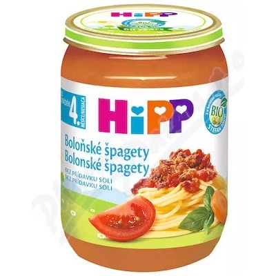 HiPP Bio Bolonské špagety Baby menu 190 g