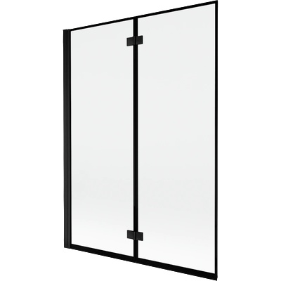 Mexen Mist двукрилен наляво душ параван 130 x 150 см, черна рамка, черно - 8A9-130-002-70-70-L (8A9-130-002-70-70-L)