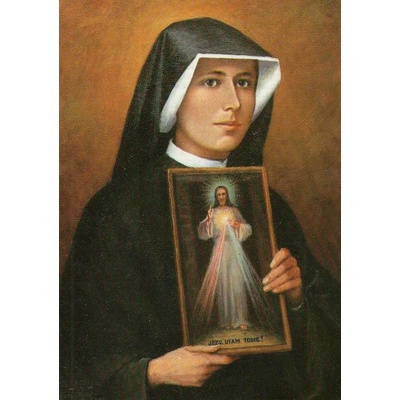 Sv. Faustýna Kowalská (ikona 430) Rozměry cm: A - 8x10cm
