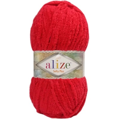 Alize Softy Plus 56 červená