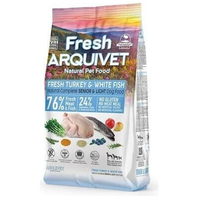 Arquivet Fresh Senior & Light Krůtí a Ryba poloměkké 2,5 kg