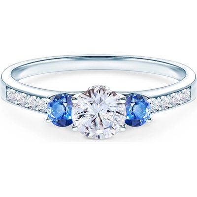 SAVICKI Годежен пръстен Dream: бяло злато, бял сапфир