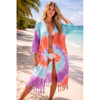 Kardigan dlouhý plážový vz.3