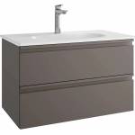 Ideal Standard Комплект стенен шкаф и мивка Ideal Standard Tesi сив MDF 80 см (T0051PU+T350901)